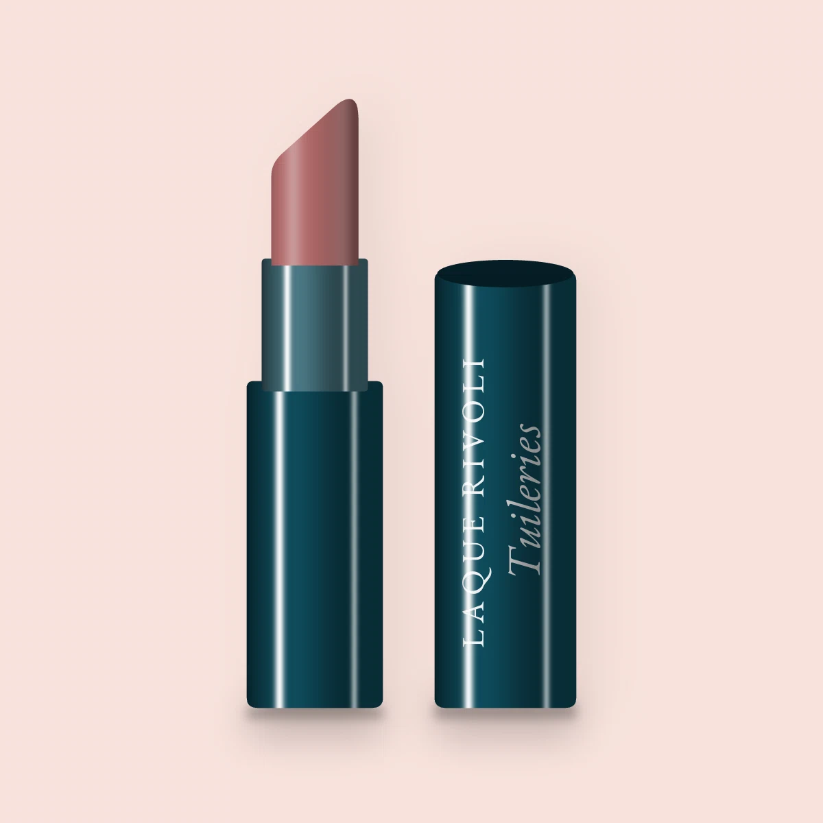 Rouge à lèvres sensoriel Tuileries – Laque Rivoli, étui 3,5 g, teinte 03 Bois de rose