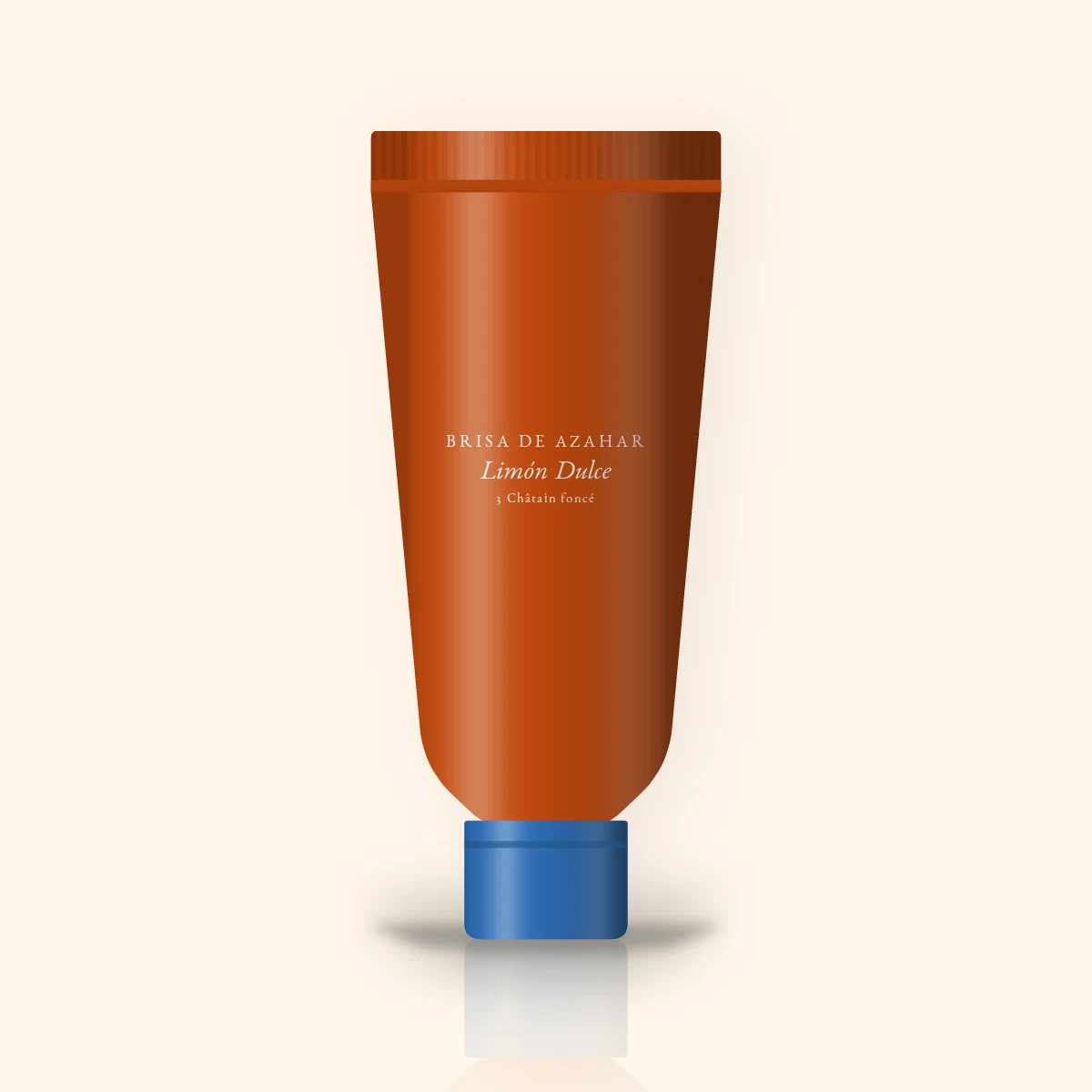 Coloration Limón Dulce à l'huile de moringa – Brisa de Azahar, tube, teinte 3 Châtain foncé