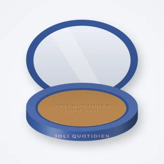 Enlumineur visage et corps Teint Frais – Joli Quotidien, boîtier 7 g, teinte Bronze doré