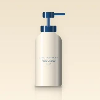 Gel douche Porto Antico à l'huile d'argan – Casa Lanterna, flacon-pompe 100 ml