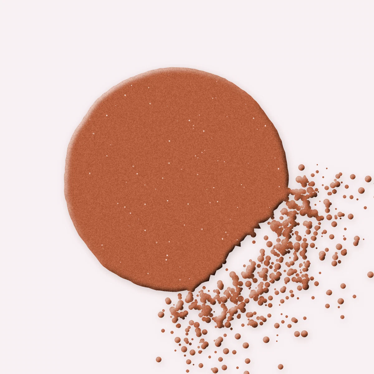 Palette yeux résistante à l'eau à l'extrait de rose – Balcon Pourpre, aperçu de la teinte Tons terracotta