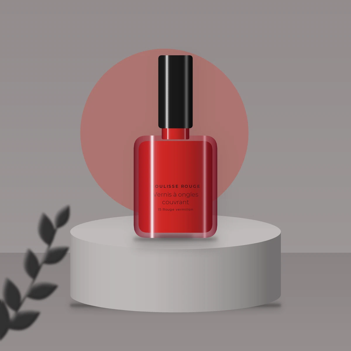 Vernis à ongles couvrant à la camomille – Coulisse Rouge, photo d'ambiance