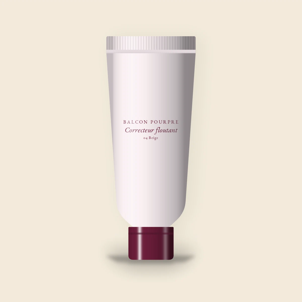 Correcteur floutant à l'huile de rose musquée – Balcon Pourpre, tube 4 ml, teinte 04 Beige