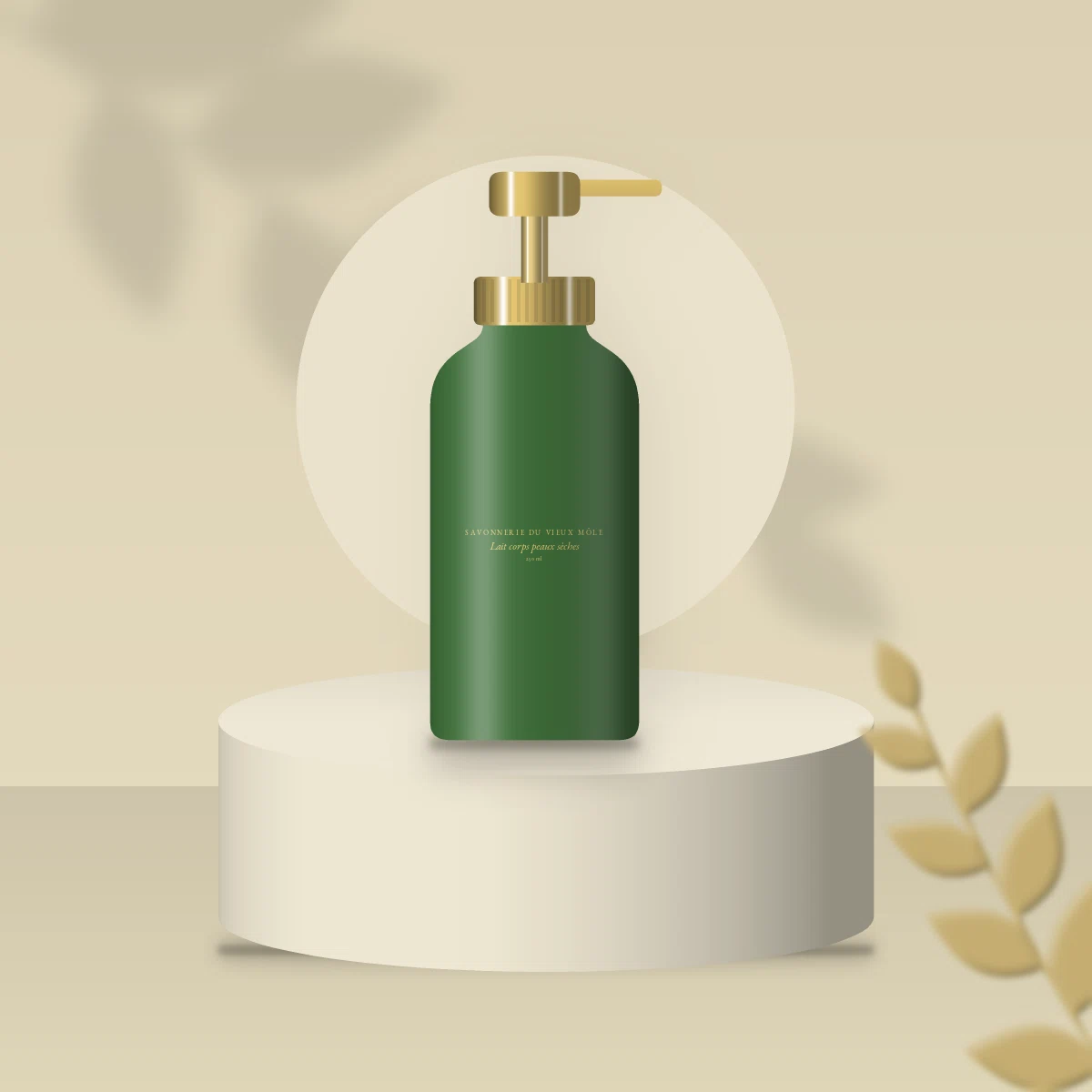 Lait corps peaux sèches à l'huile de jojoba – Savonnerie du Vieux Môle, photo d'ambiance