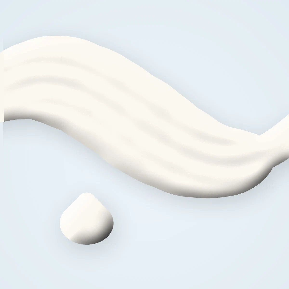 Crème mains et ongles satinée au beurre de karité – Halvène, aperçu de la texture