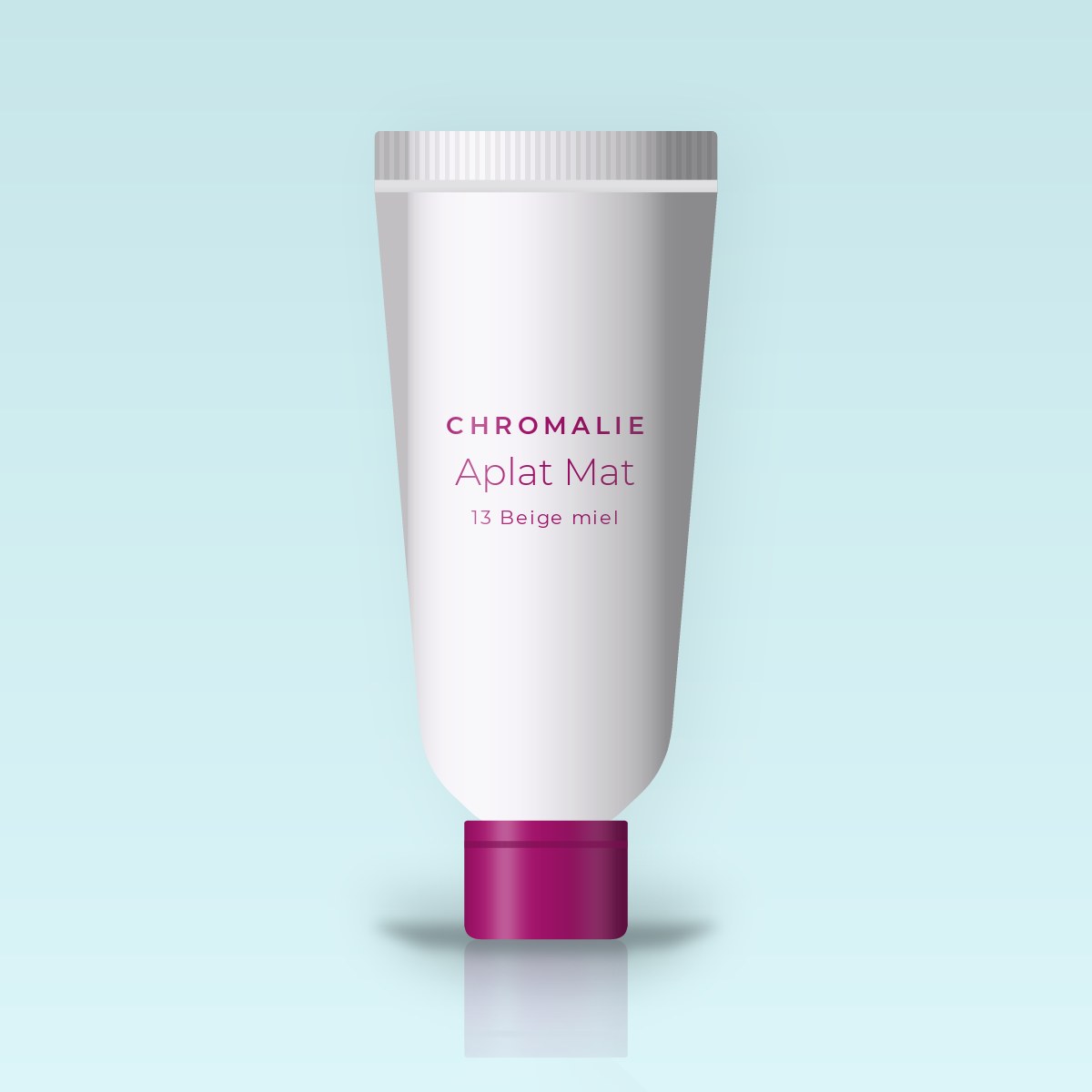 Fond de teint effet peau nue Aplat Mat – Chromalie, tube 35 ml, teinte 13 Beige miel