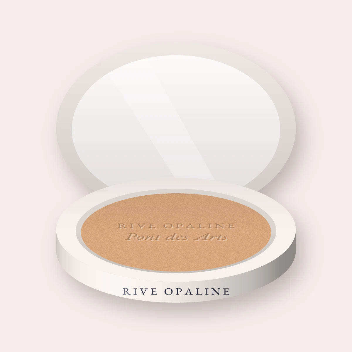 Terre de soleil Pont des Arts à l'huile de noisette – Rive Opaline, boîtier 15 g, teinte 01 Hâle léger
