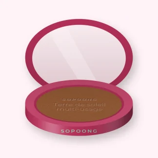 Terre de soleil multi-usage à la fleur d'oranger – Sopoong, boîtier 10 g, teinte 09 Bronze