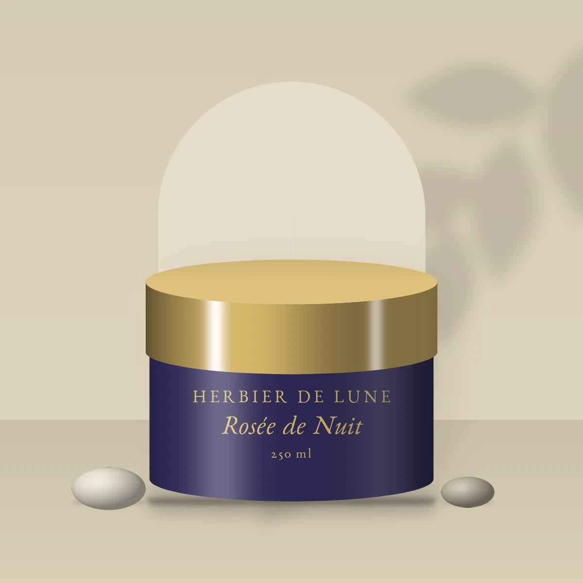 Masque capillaire Rosée de Nuit à l'huile de baobab – Herbier de Lune, photo d'ambiance