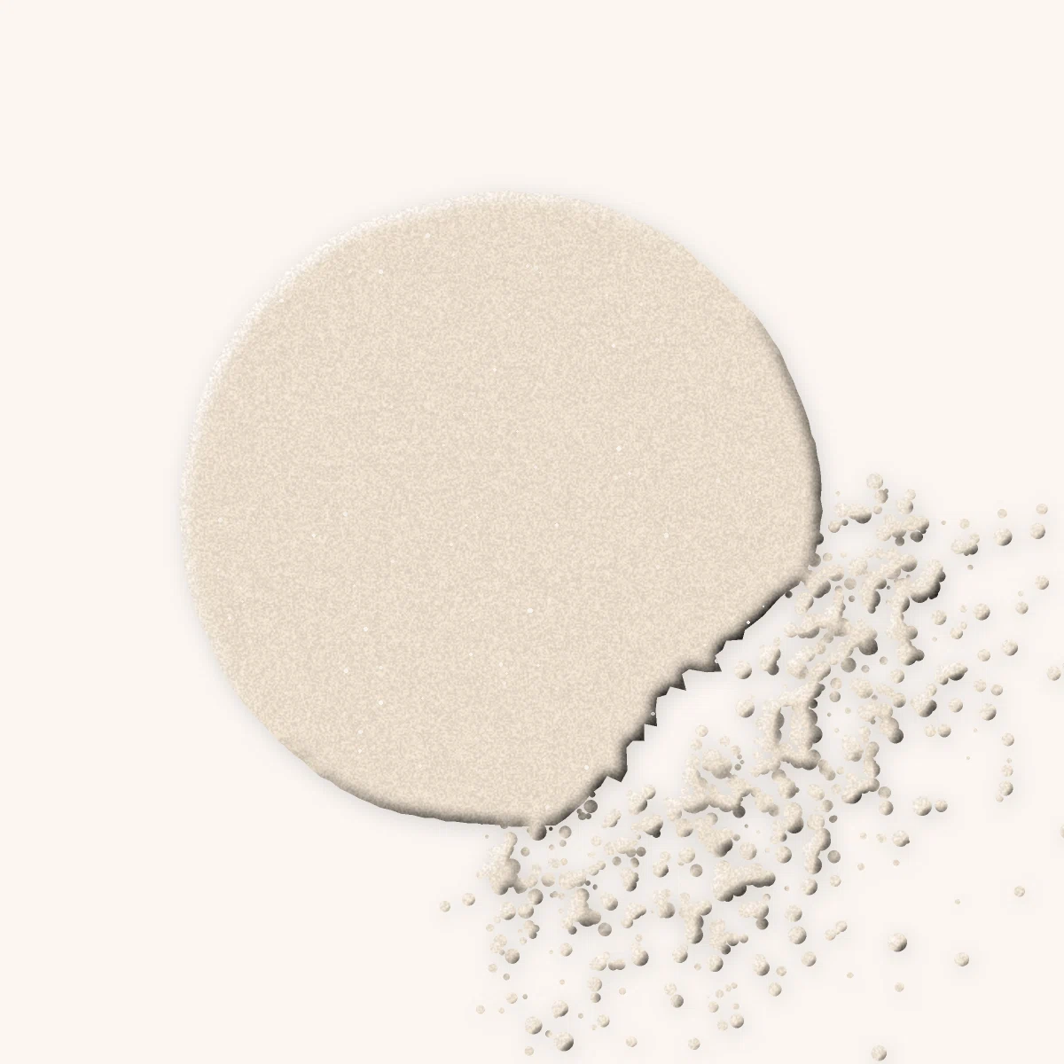 Pinceau fard à joues en fibres synthétiques – Laque Rivoli, matière déposée au pinceau