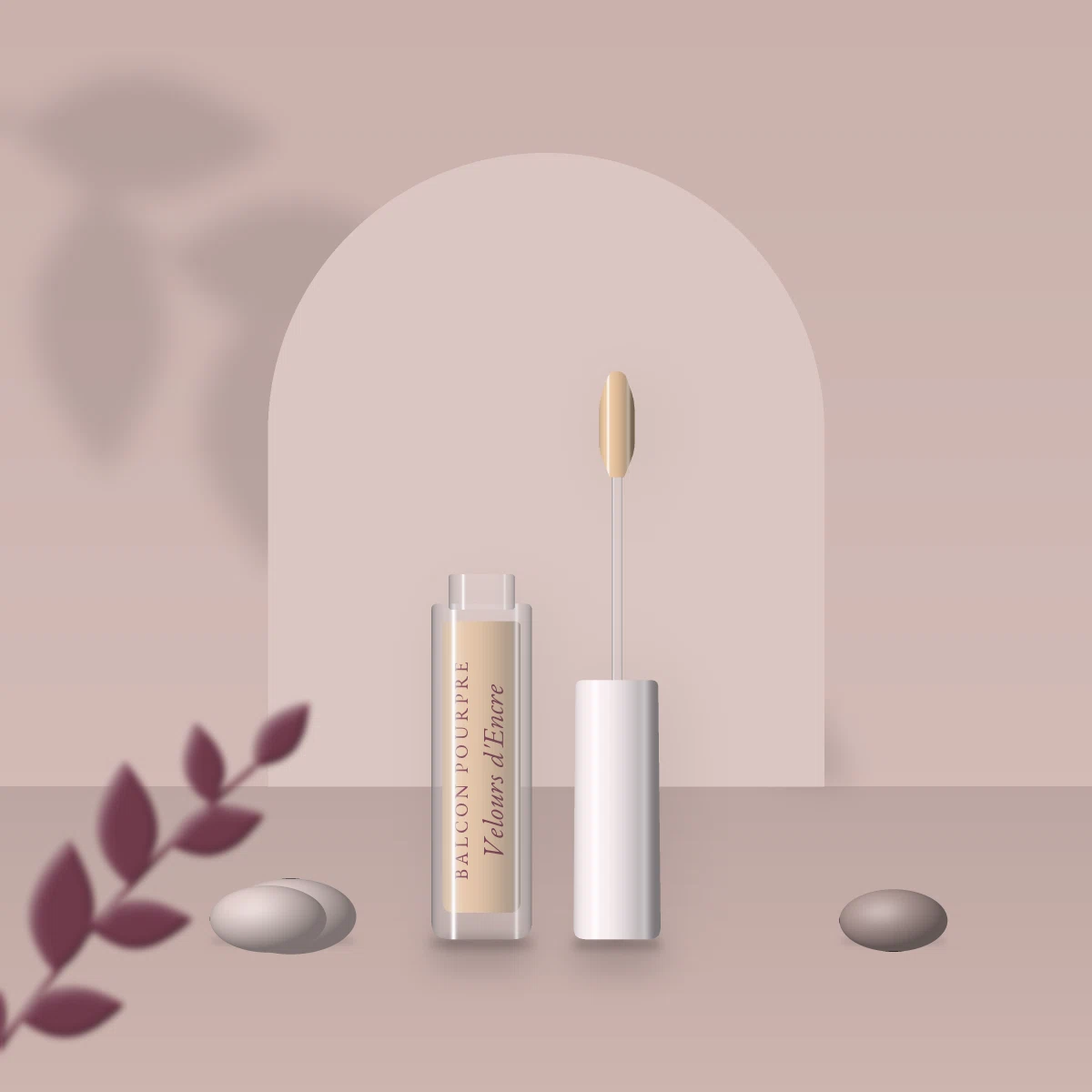 Correcteur haute couvrance Velours d'Encre – Balcon Pourpre, photo d'ambiance