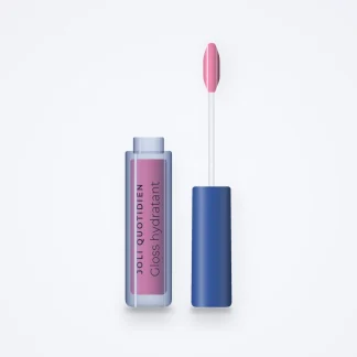 Gloss hydratant aux peptides – Joli Quotidien, flacon applicateur 6 ml, teinte 04 Rose bonbon