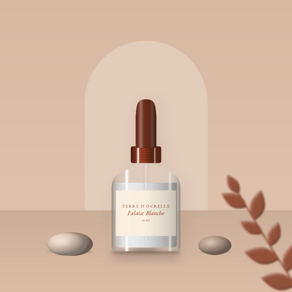 Falaise Blanche sérum unifiant – Terre d'Ocrelle, photo d'ambiance
