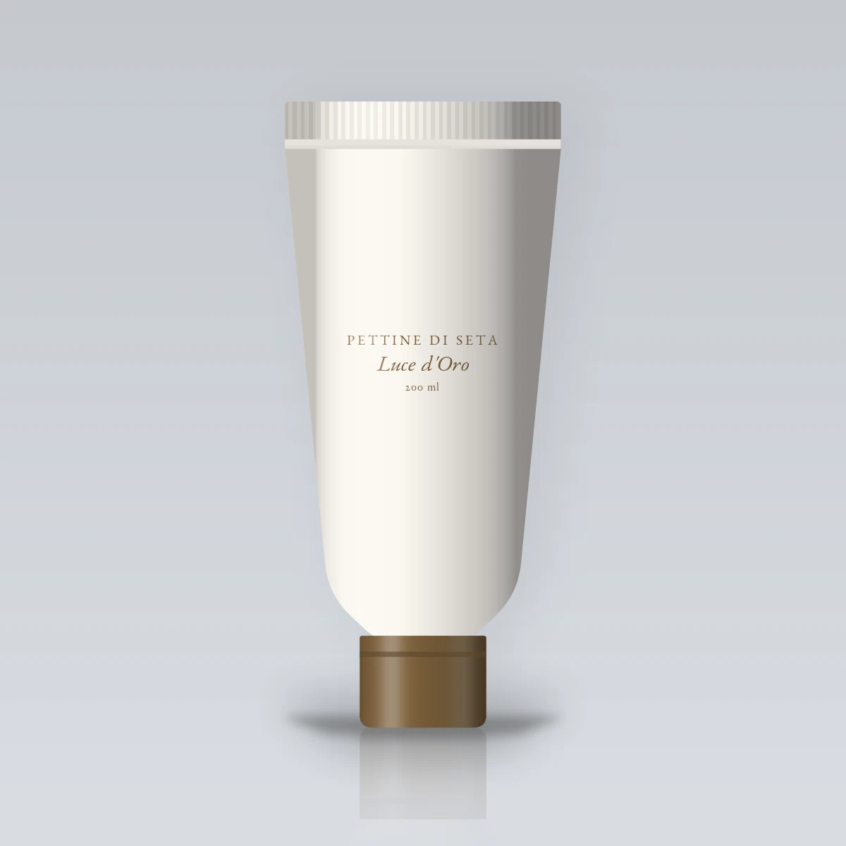 Soin sans rinçage anti-humidité Luce d'Oro – Pettine di Seta, tube 200 ml