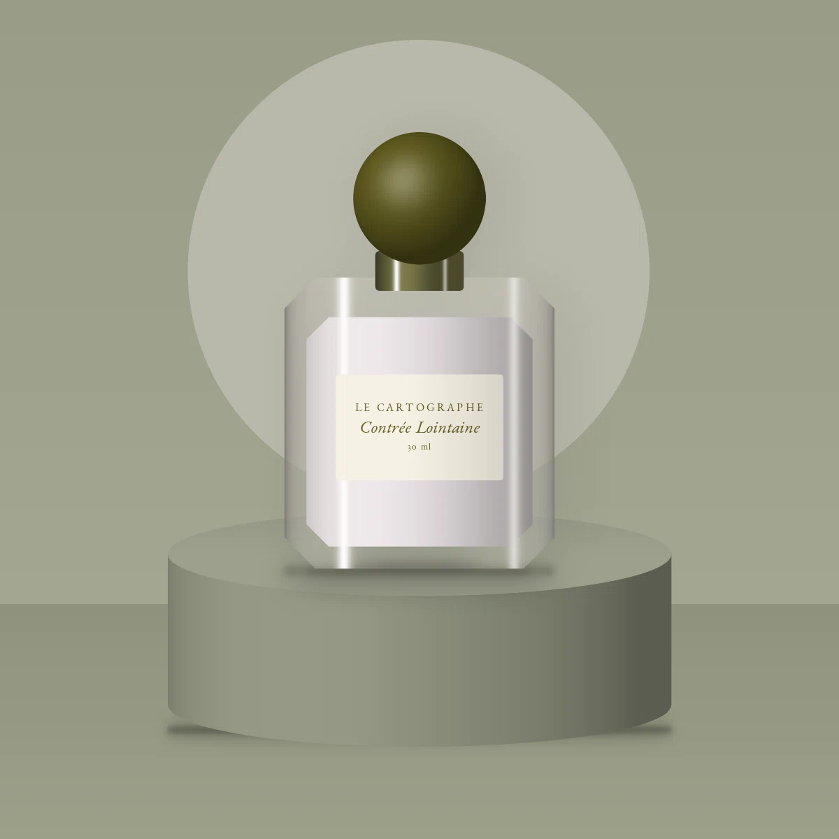 Parfum Contrée Lointaine frivole à la mousse de chêne – Le Cartographe, photo d'ambiance
