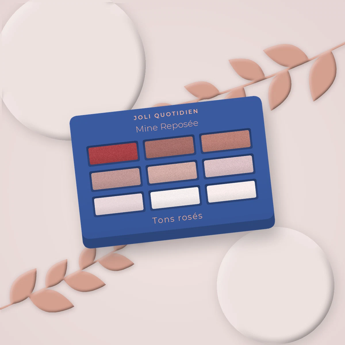 Palette yeux Mine Reposée à l'huile de camélia – Joli Quotidien, photo d'ambiance