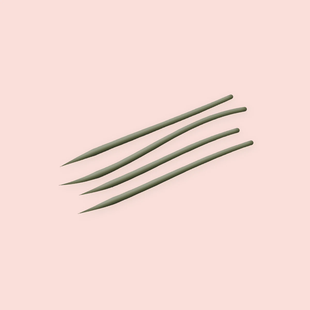Eyeliner Pluie Fine à l'huile de ricin – Yukimori, aperçu de la teinte Kaki