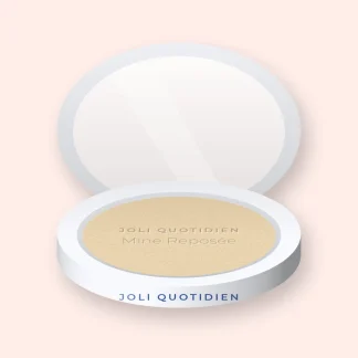 Enlumineur Mine Reposée à l'acide hyaluronique – Joli Quotidien, boîtier 7 g, teinte Champagne