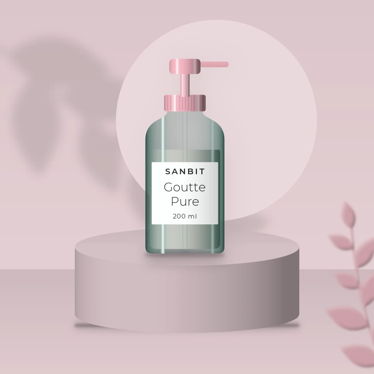 Goutte Pure nettoyant visage démaquillant – Sanbit, photo d'ambiance