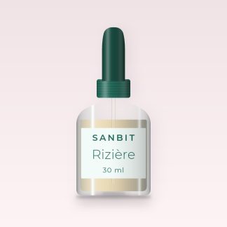 Rizière sérum réconfortant – Sanbit, flacon compte-gouttes 30 ml