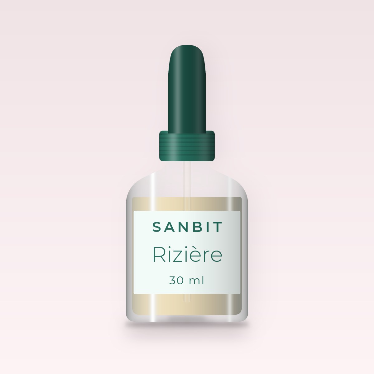 Rizière sérum réconfortant – Sanbit, flacon compte-gouttes 30 ml