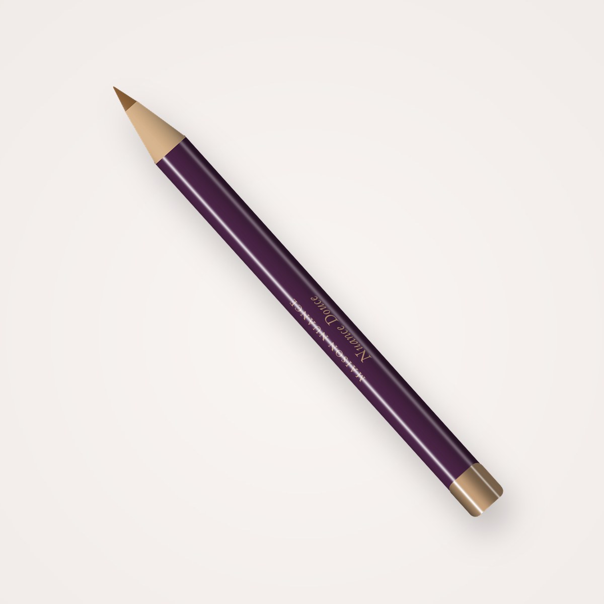 Eyeliner Nuance Douce à la camomille – Maison Nuance, crayon 1,2 g, teinte Bronze