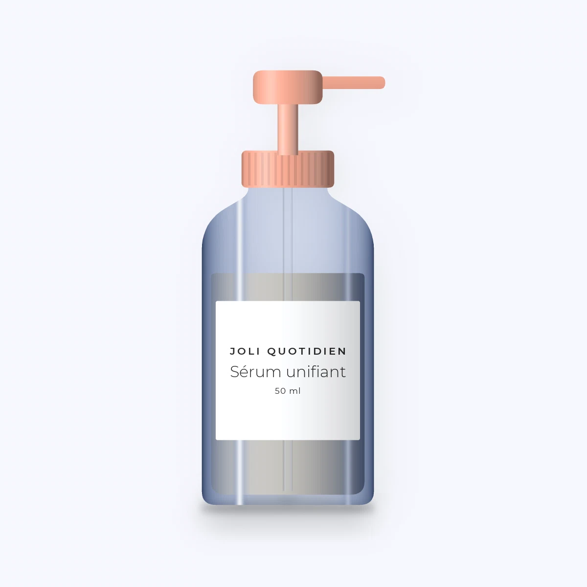 Sérum unifiant à l'acide glycolique – Joli Quotidien, flacon-pompe 50 ml