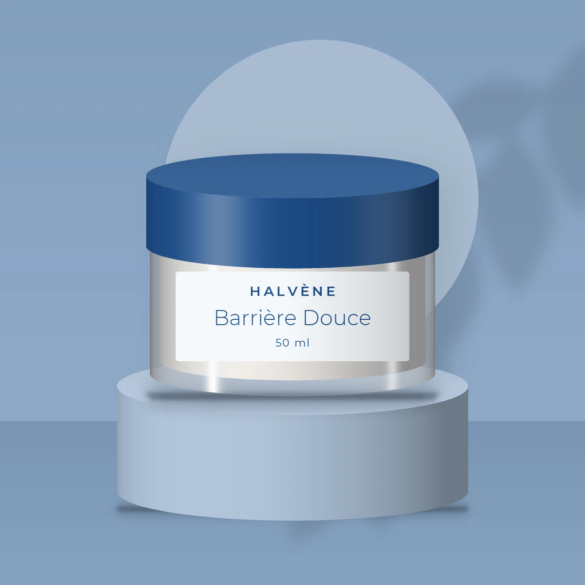 Crème hydratante fraîcheur Barrière Douce – Halvène, photo d'ambiance