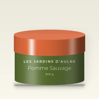 Gommage corps Pomme Sauvage peau douce au sucre – Les Jardins d'Aulne, pot 300 g