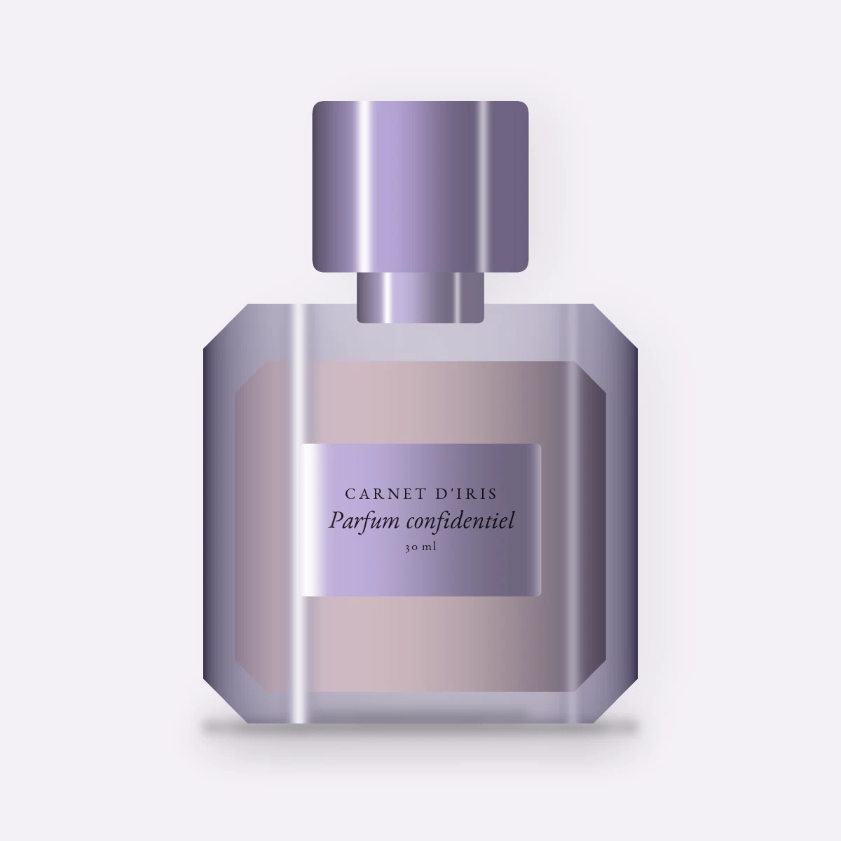 Parfum confidentiel au géranium rosat – Carnet d'Iris, flacon 30 ml