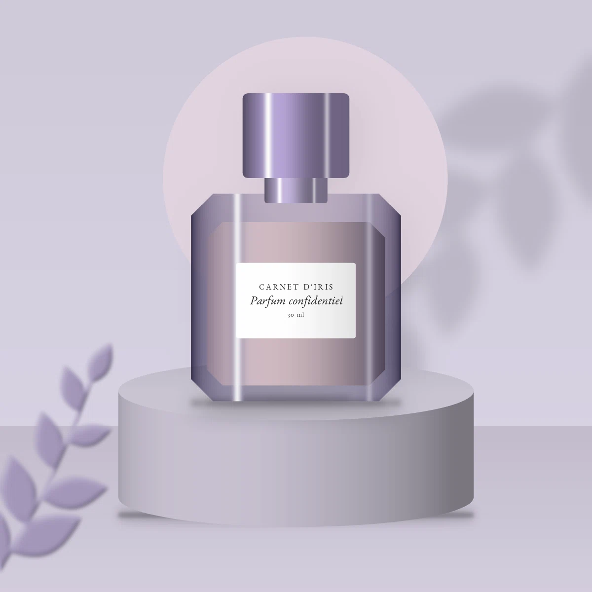 Parfum confidentiel au géranium rosat – Carnet d'Iris, photo d'ambiance