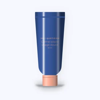 Crème solaire visage douce au squalane SPF 50 – Joli Quotidien, tube 50 ml