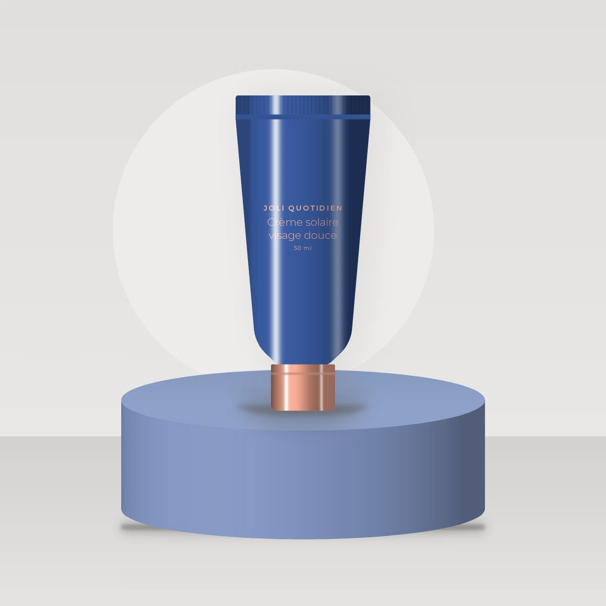 Crème solaire visage douce au squalane SPF 50 – Joli Quotidien, photo d'ambiance