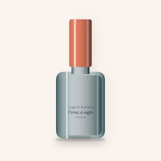 Vernis à ongles effet semi-permanent à l'huile de camélia – Laque Rivoli, flacon 5 ml, teinte 01 Cristal
