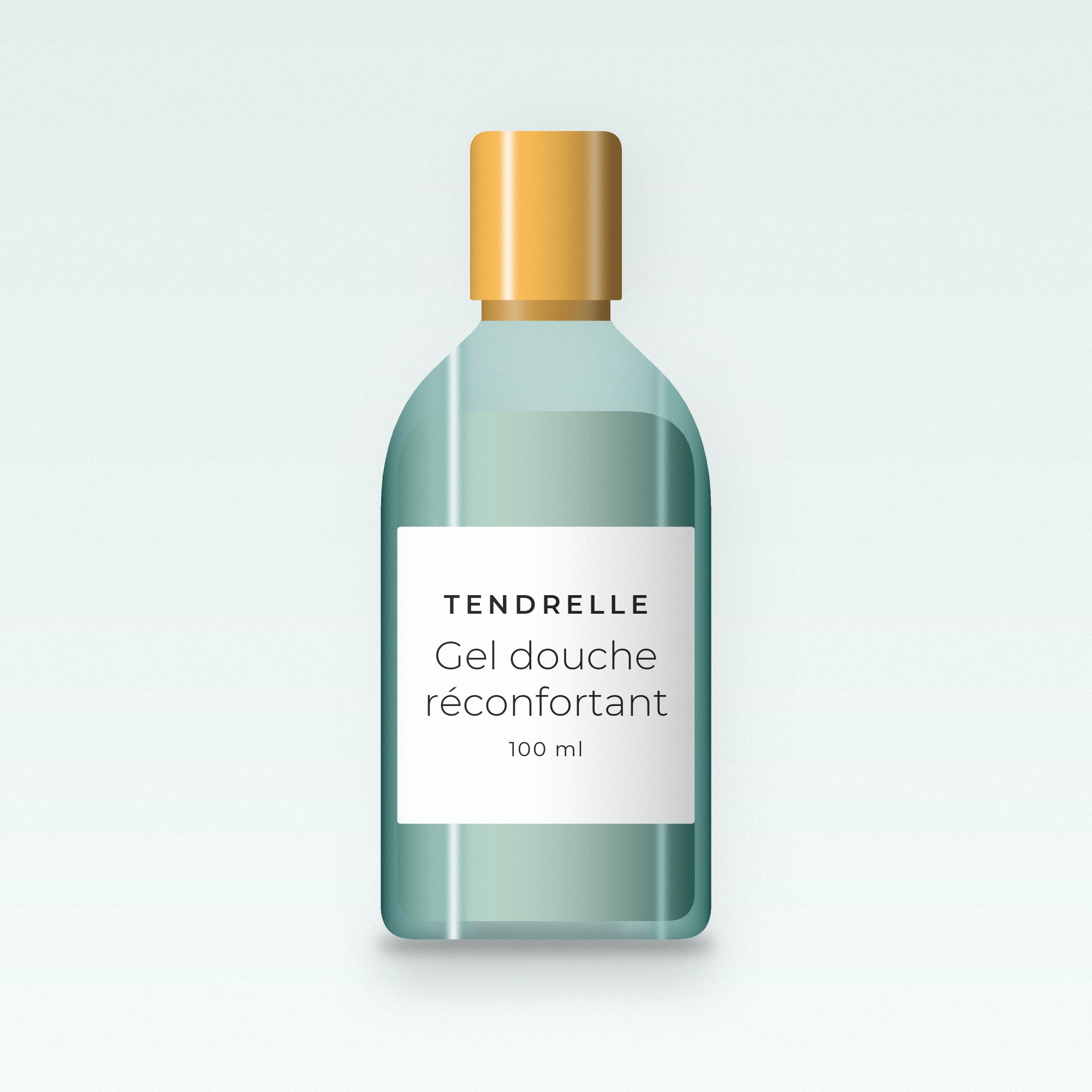 Gel douche réconfortant à l'eau de mer – Tendrelle, flacon 100 ml