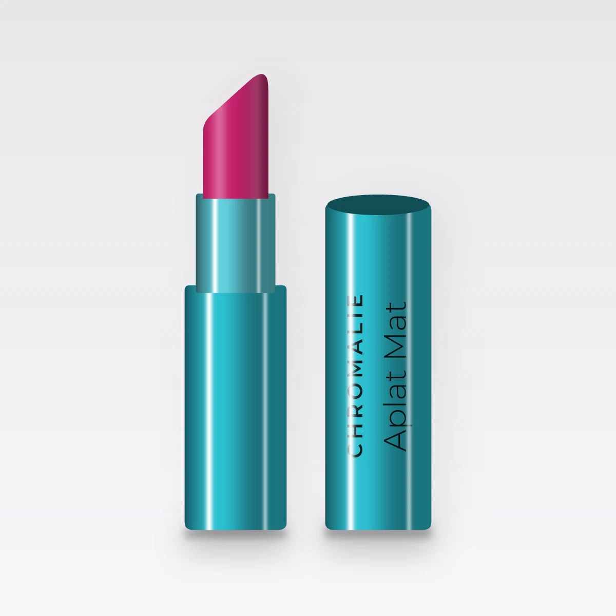 Rouge à lèvres Aplat Mat nourrissant – Chromalie, étui 3,8 g, teinte 07 Fuchsia