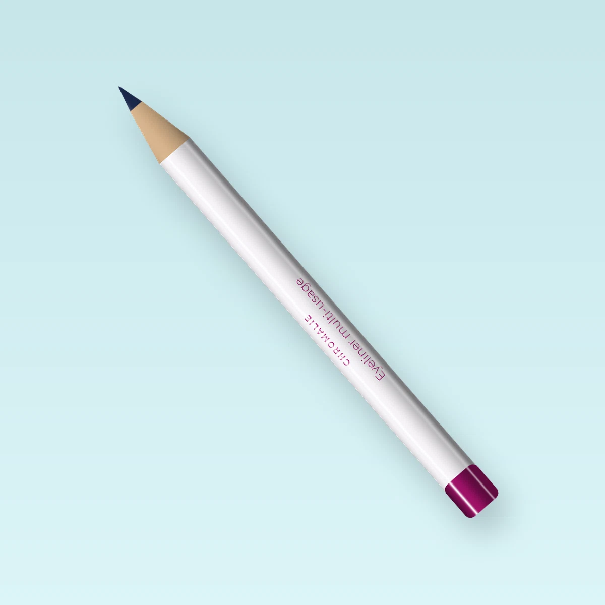 Eyeliner multi-usage à la cire de tournesol – Chromalie, crayon 1,2 g, teinte Bleu nuit