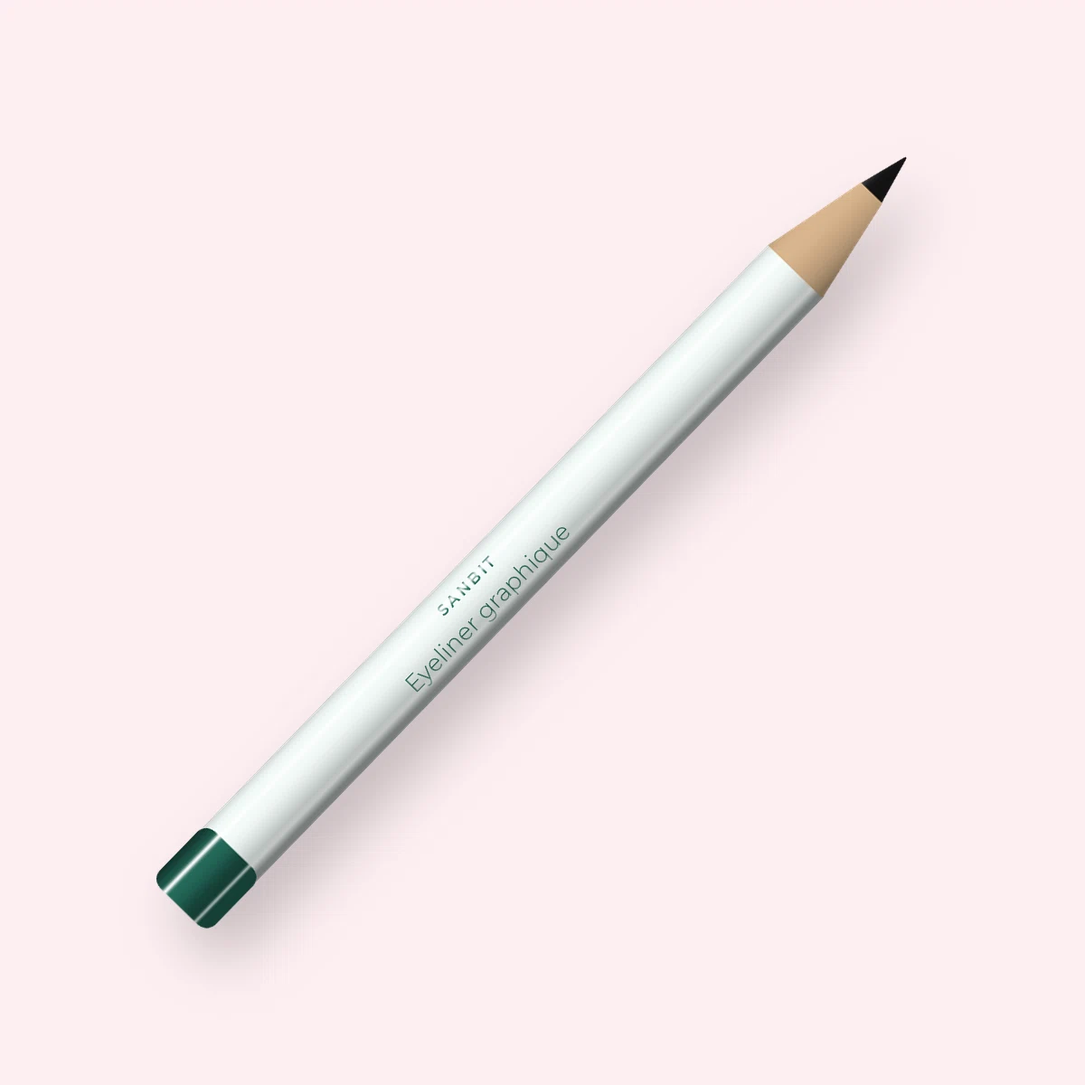 Eyeliner graphique à la cire de riz – Sanbit, crayon 0,3 g, teinte Noir