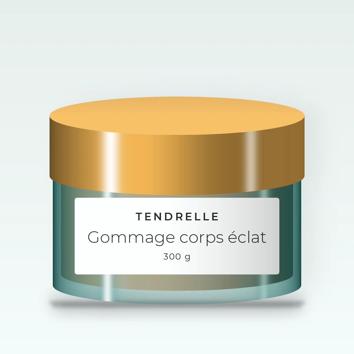Gommage corps éclat à l'huile d'amande douce – Tendrelle, pot 300 g