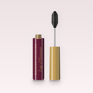 Mascara longueur extrême Loge d'Honneur – Balcon Pourpre, flacon et brosse 4 ml, teinte Noir