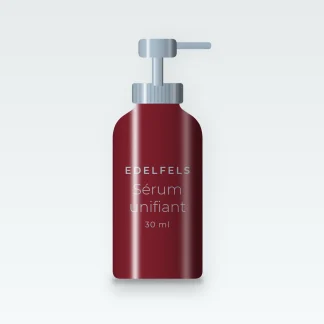 Sérum unifiant au complexe peptidique – Edelfels, flacon-pompe 30 ml