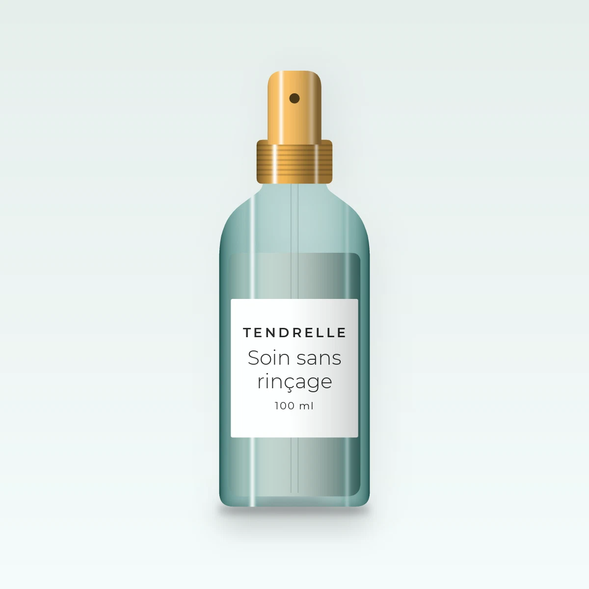 Soin sans rinçage anti-frisottis aux protéines de blé – Tendrelle, flacon spray 100 ml