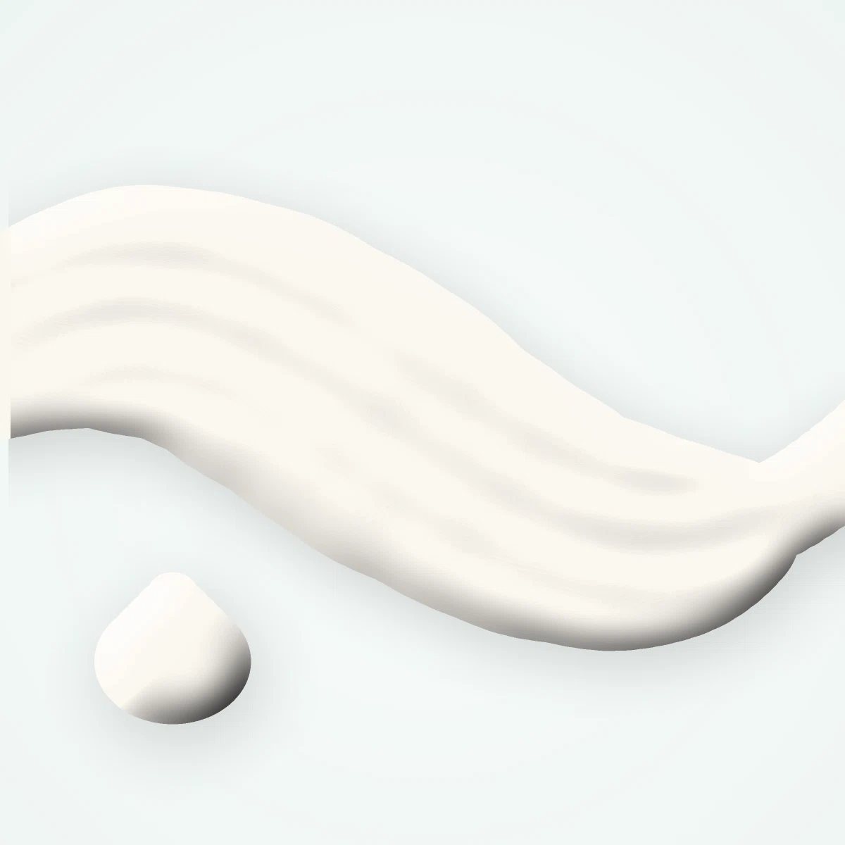 Crème hydratante matifiante Pur Quotidien – Tendrelle, aperçu de la texture