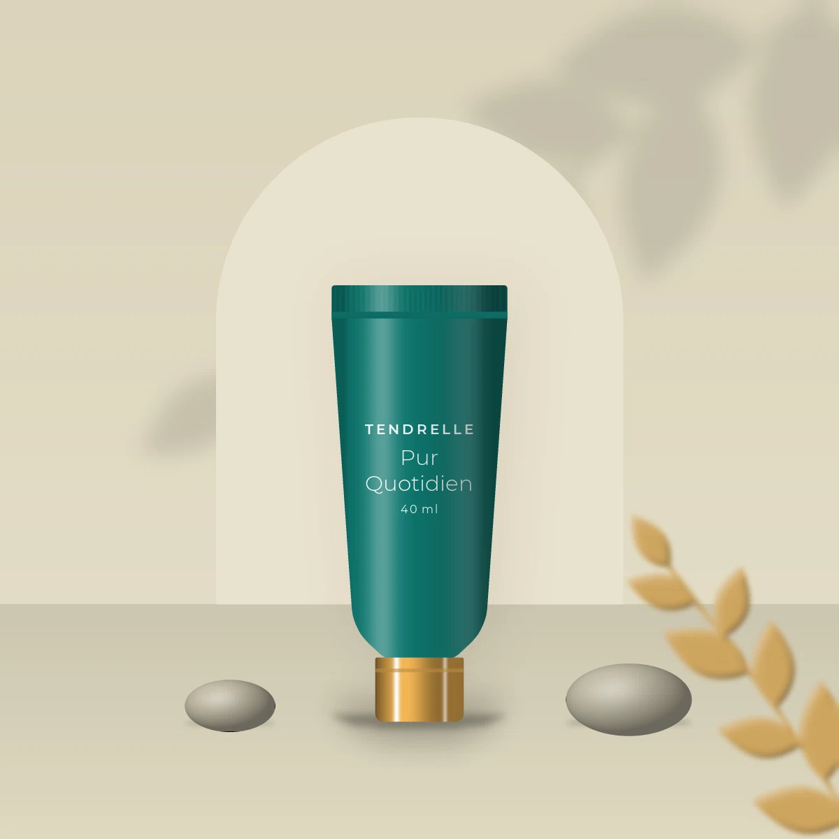 Crème hydratante matifiante Pur Quotidien – Tendrelle, photo d'ambiance