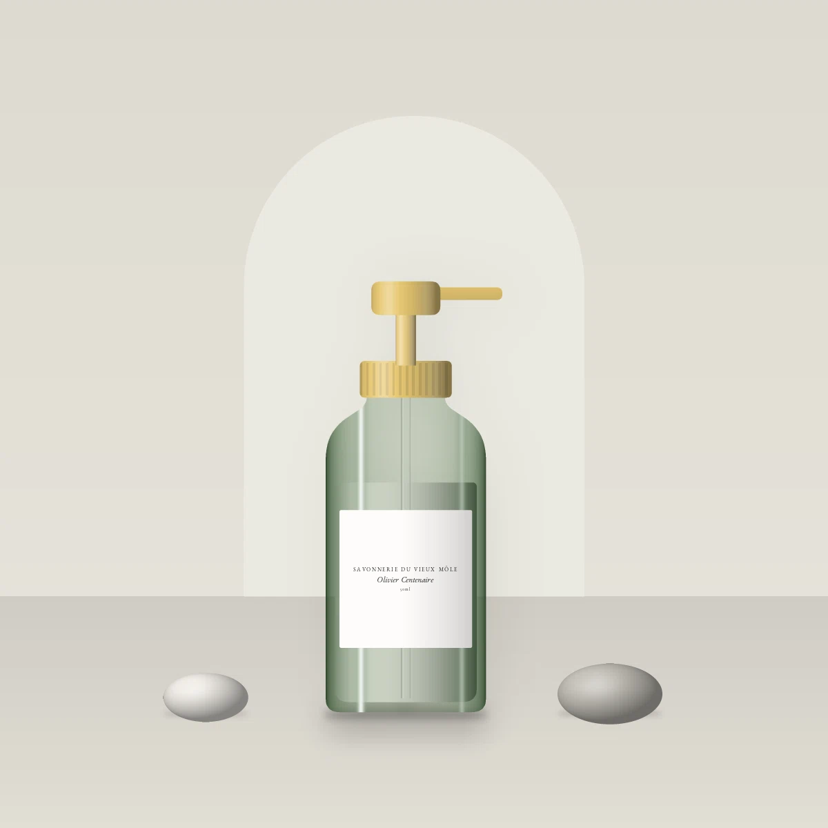 Soin visage Olivier Centenaire à la provitamine B5 – Savonnerie du Vieux Môle, photo d'ambiance