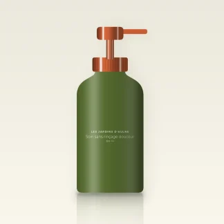Soin sans rinçage douceur au lait d'avoine – Les Jardins d'Aulne, flacon-pompe 200 ml