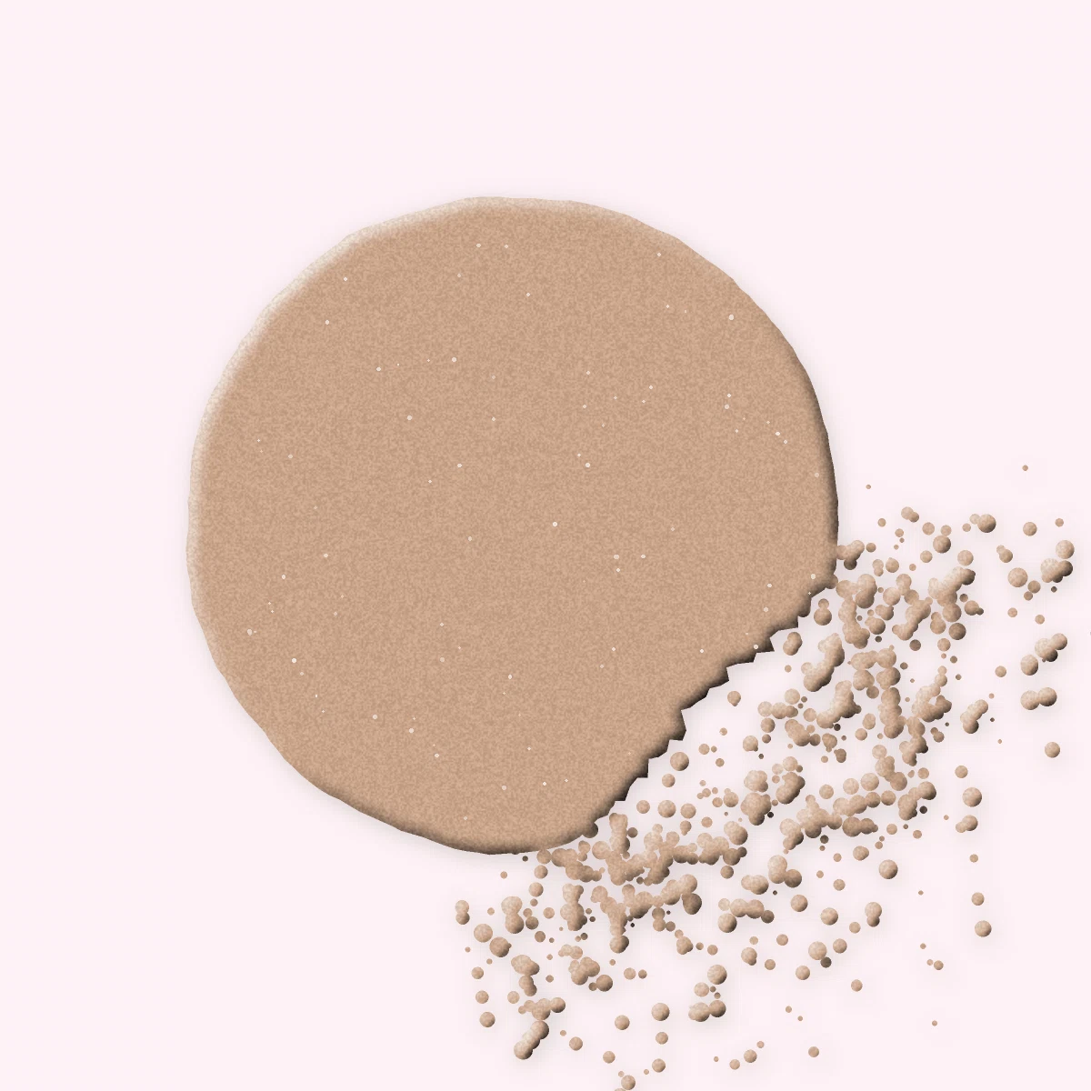 Palette yeux Goutte Pure au beurre de karité – Sanbit, aperçu de la teinte Tons nude