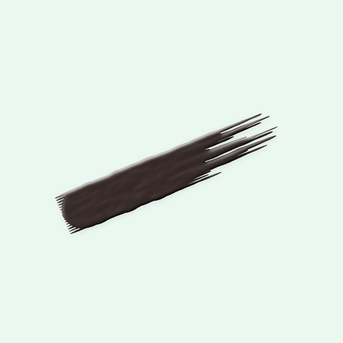Mascara Pêche Douce au bambou – Sopoong, aperçu de la teinte Brun noir