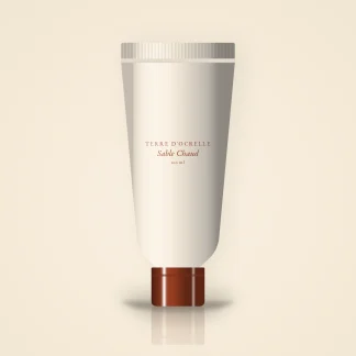 Crème mains Sable Chaud à l'huile d'avocat – Terre d'Ocrelle, tube 100 ml