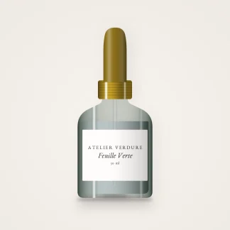 Sérum lissant Feuille Verte – Atelier Verdure, flacon compte-gouttes 30 ml
